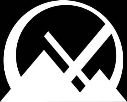 Logotipo de MX Linux, mostrando un símbolo blanco sobre fondo negro que parece una "M" dentro de un círculo.
