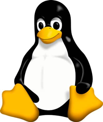 El pingüino Tux, mascota oficial del sistema operativo Linux.